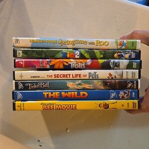 Lot of 7 Animated Movies
